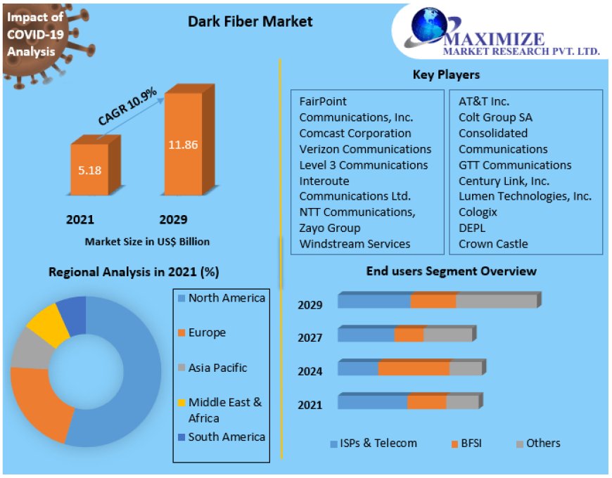 Dark Fiber Market Trends: Evaluating Revenue, Opportunities, and Future Scope (2022-2029)