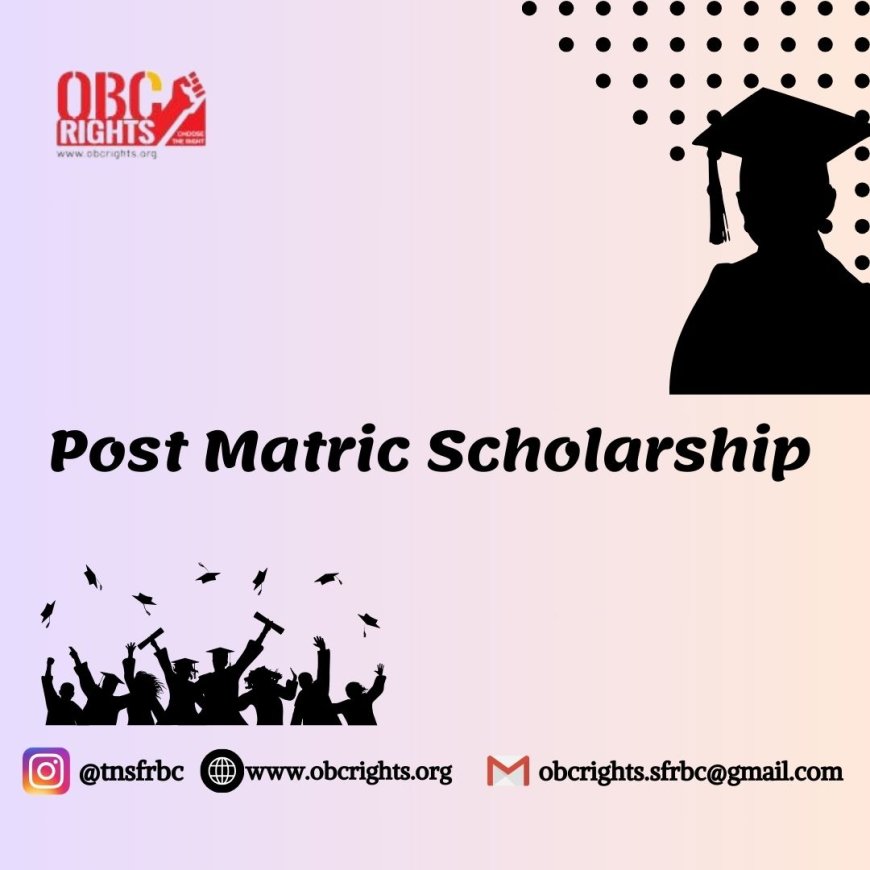 How to get Post Matric Scholarship for Obc in Puducherry