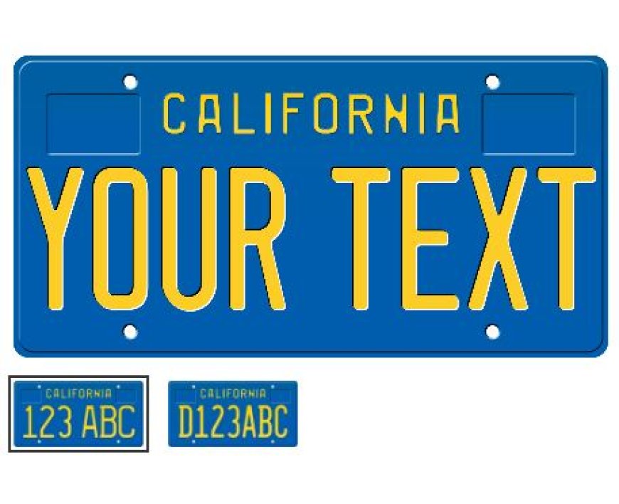 1978 California License Plate