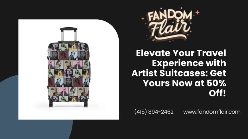 Elevate Your Travel Experience with Artist Suitcases: Get Yours Now at 50% Off!