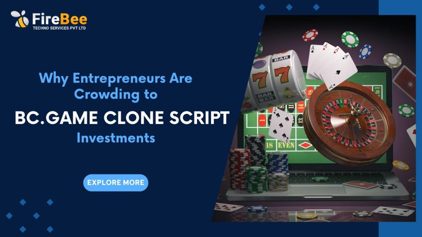 Why Entrepreneurs Are Crowding to BC.Game Clone Script Investments