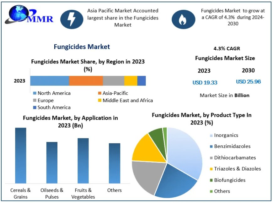 Fungicides Market Synchronized Growth: Size, Share, Trends, and Opportunities | 2024-2030