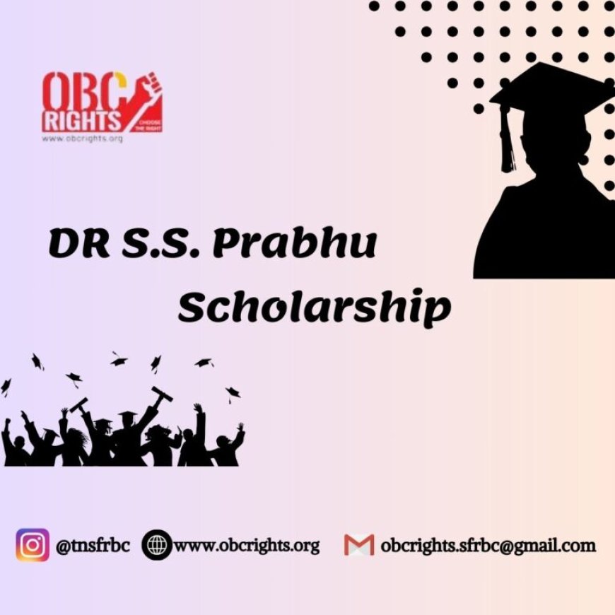 Dr S.S. Prabhu scholarship for Post-Graduate college student