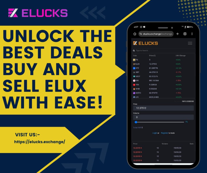 Buy and Sell ELUX Unlock the Best Deals with Your Preferred Payment Methods