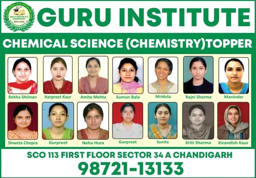 Achieve CSIR NET CHEMICAL SCIENCE Excellence: The Guru Institute Difference