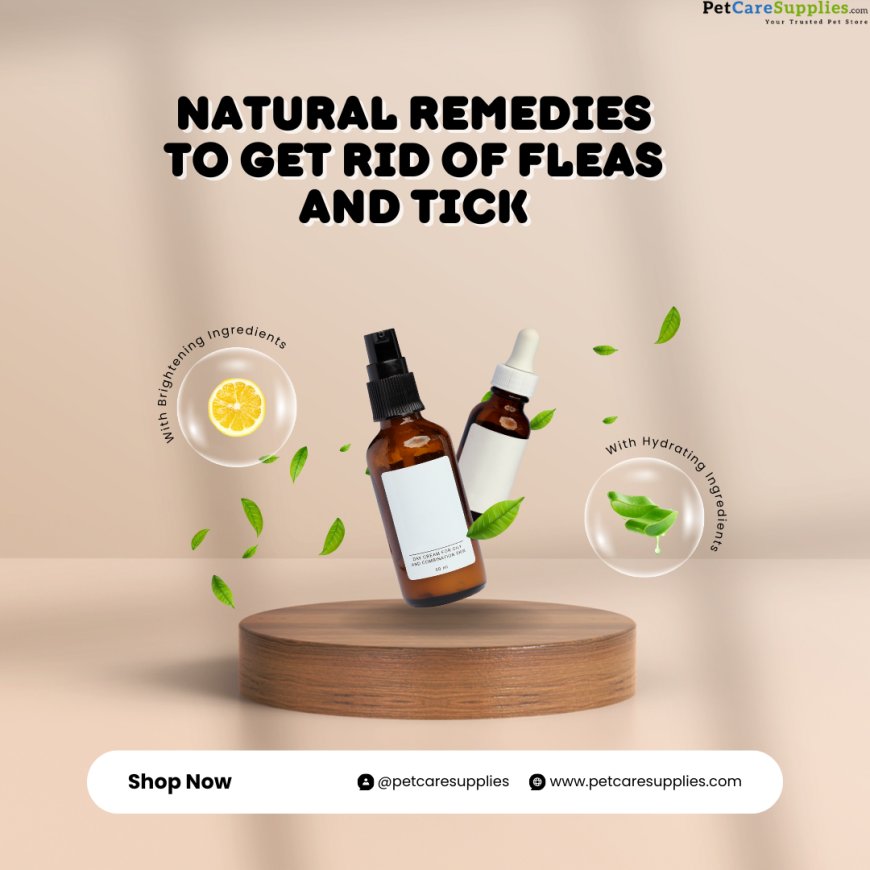 Natural Remedies to get rid of fleas and tick