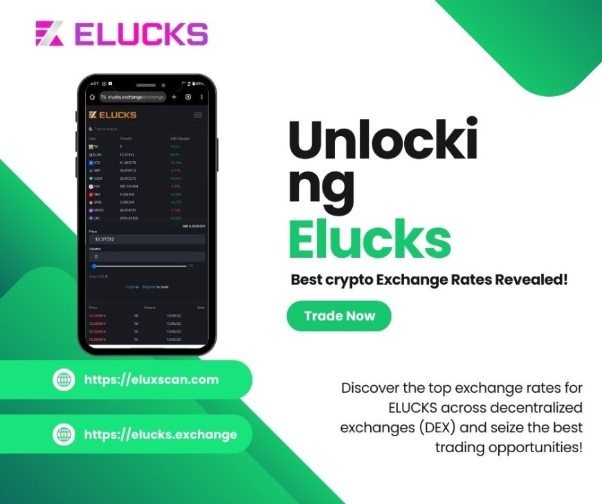 Unlocking ELUCKS: Exploring its Price, Market Cap, and Trading Volume Across DEX Platforms