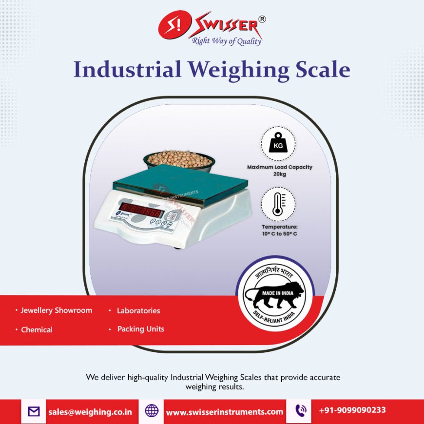 Why Weighing Scales Are Important in the Manufacturing Industry?