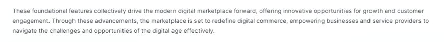 The Future of Digital Commerce: A Marketplace Redefined