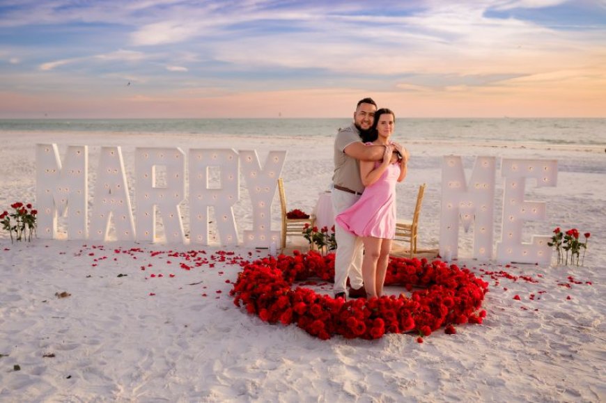 Pop the Question with Paradise: A Private Beach Picnic Proposal by Certified Cupid Picnics and Proposals