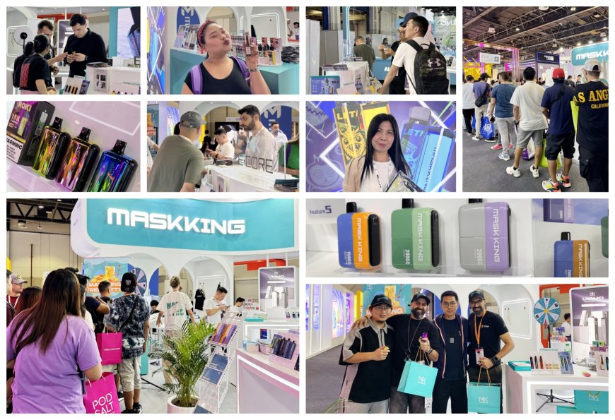 Maskking Shines at the World Vape Show Dubai 2024 with Groundbreaking Product