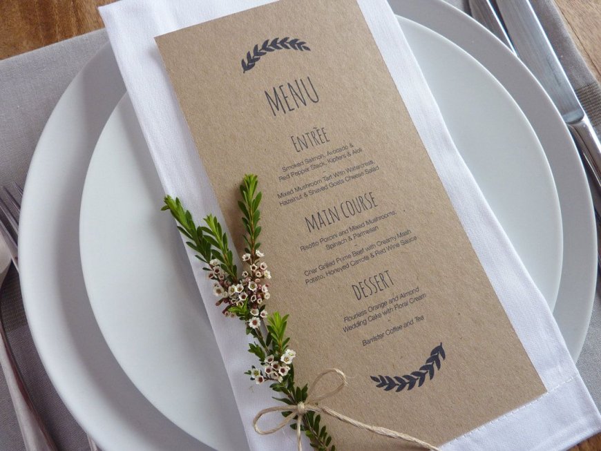 How to Plan a Memorable Wedding Menu: Tips and Inspiration